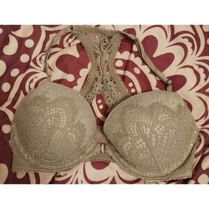 Victoria's‎ Secret Dream Angels Racerback Front Closure Lace Pushup Bra, 32D